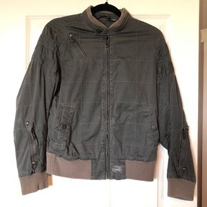 NWOT G-Star Gray & Tan Jacket Size M